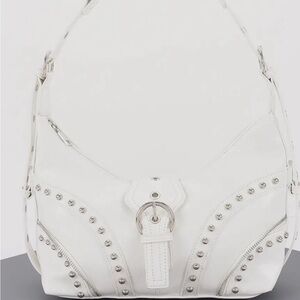 White Studded Women's Bag